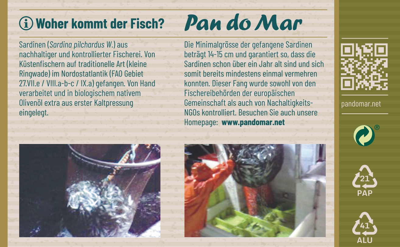  Sardinen in Bio-Olivenöl (120g)