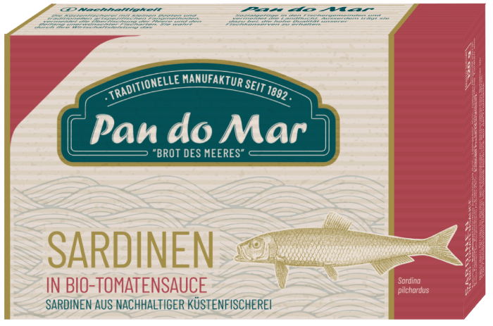  Sardinen in Bio-tomaten sauce